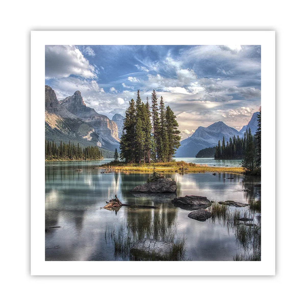Plakát - U velké a čisté vody… - 60x60 cm