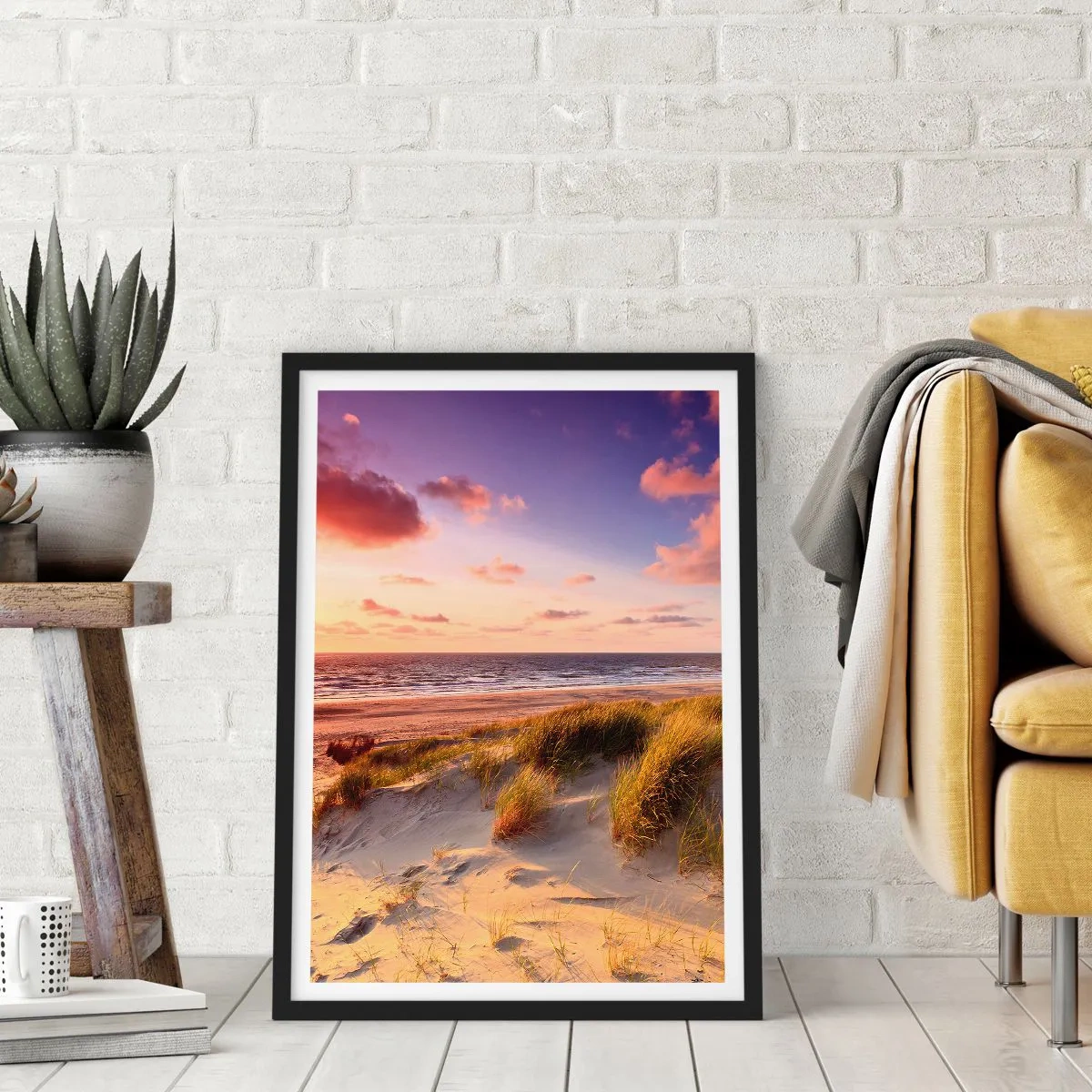 Plakát v černém rámu - Už v létě voní vzduch - 61x91 cm