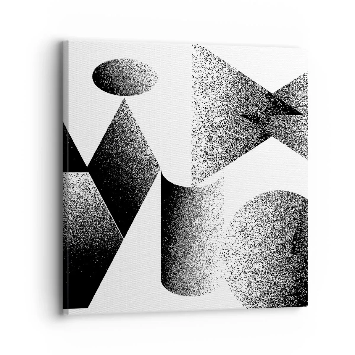 Obraz na plátně - Úhly a ovály - 30x30 cm