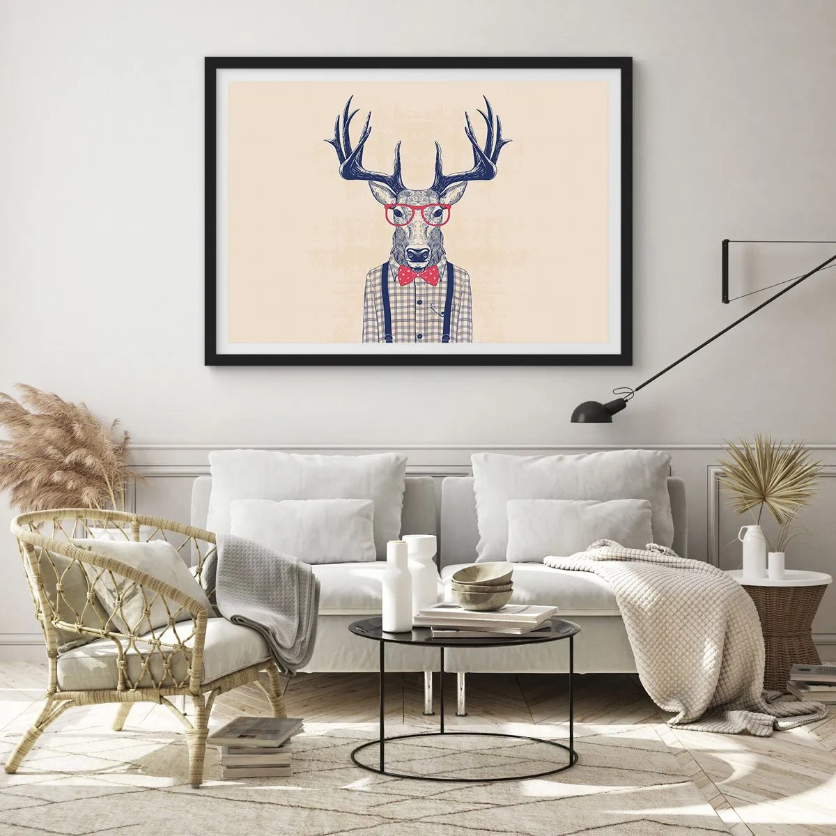 Plakát v černém rámu - Zábavná extravagance - 91x61 cm