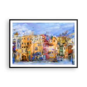 Plakát v černém rámu - Jsme spolu - 100x70 cm