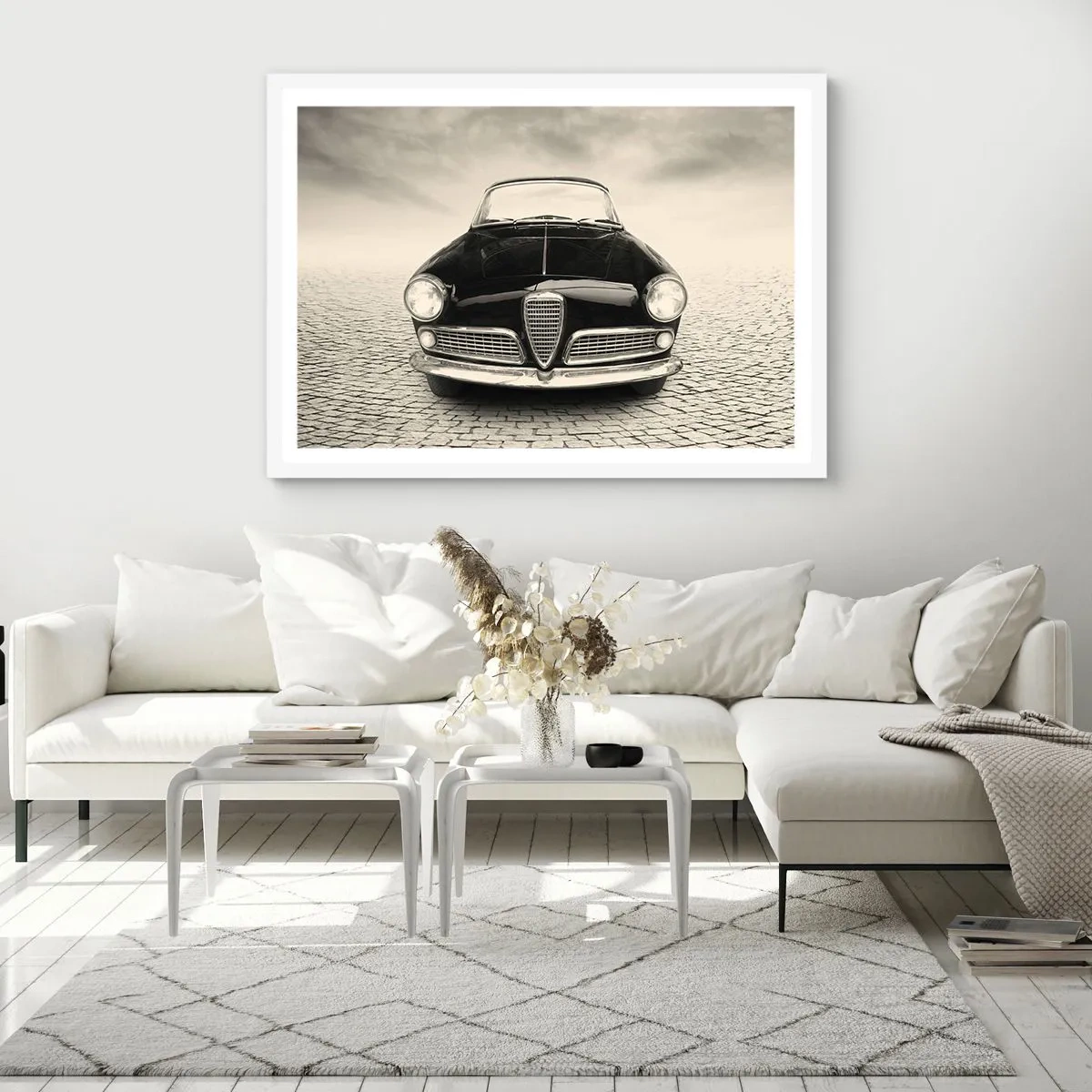 Plakát v bílém rámu - Jak mě nemilovat? - 100x70 cm