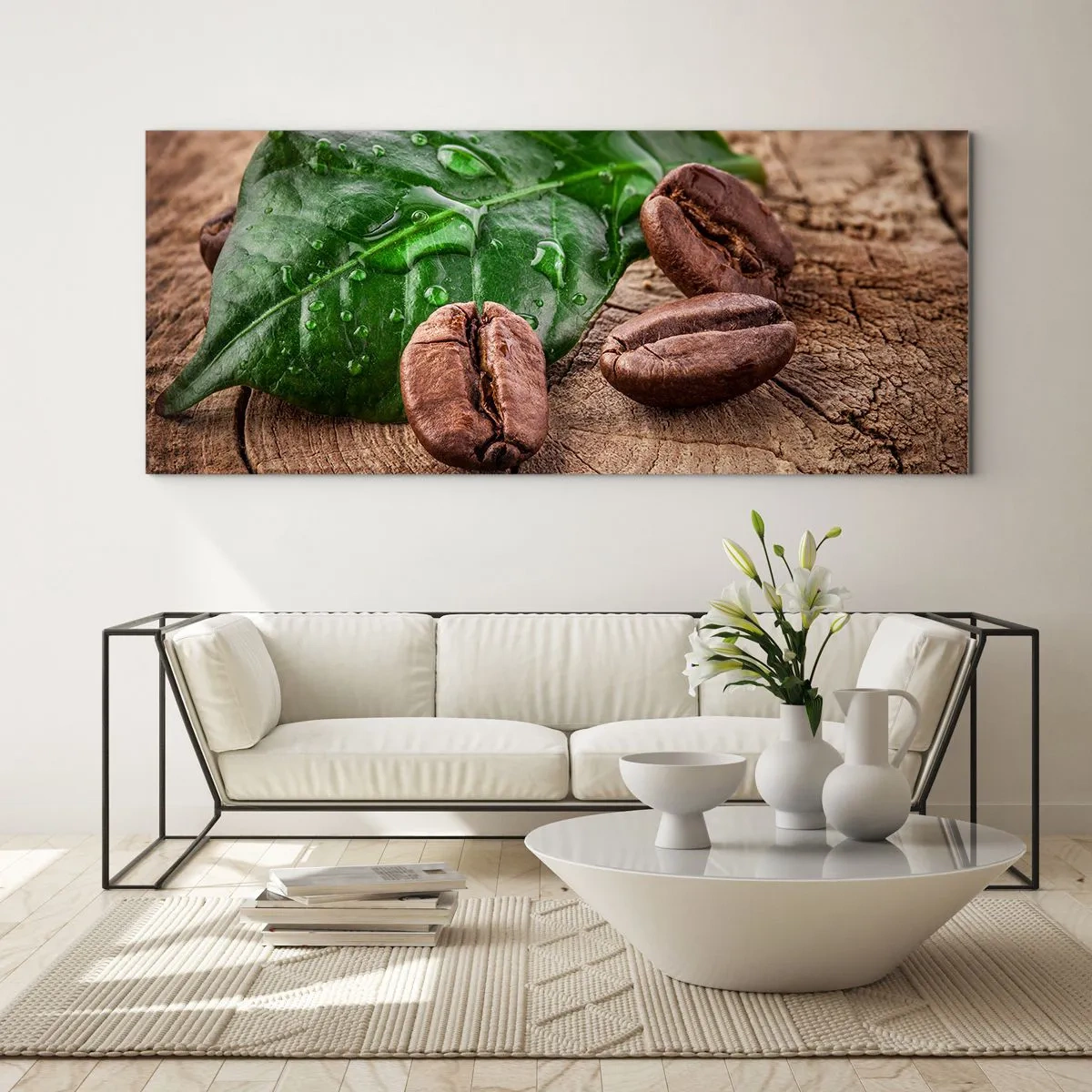 Obraz na skle - Nejskutečnější a černá - 160x50 cm