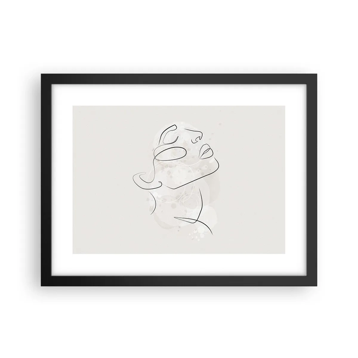 Plakát v černém rámu - Náčrt snu - 40x30 cm