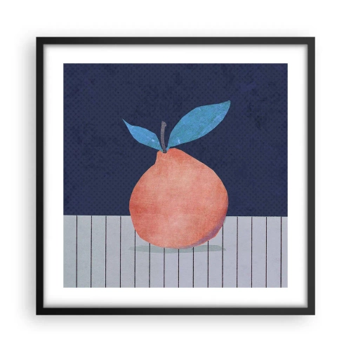 Plakát v černém rámu - Konvexita a rovina - 50x50 cm