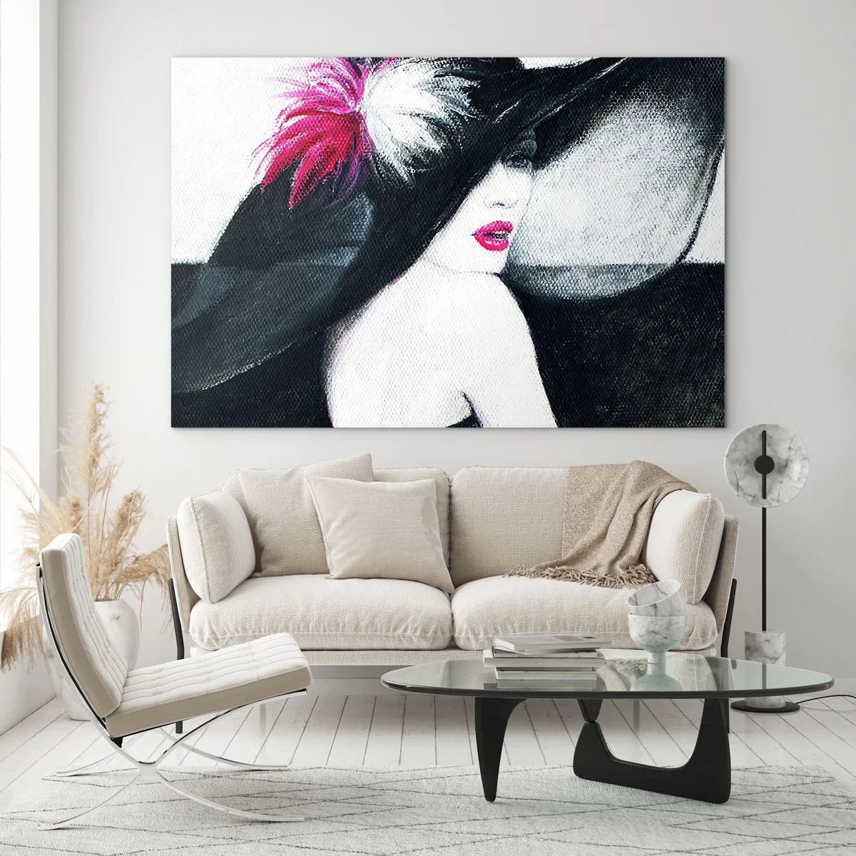Obraz na skle - Vždy tajemství - 120x80 cm