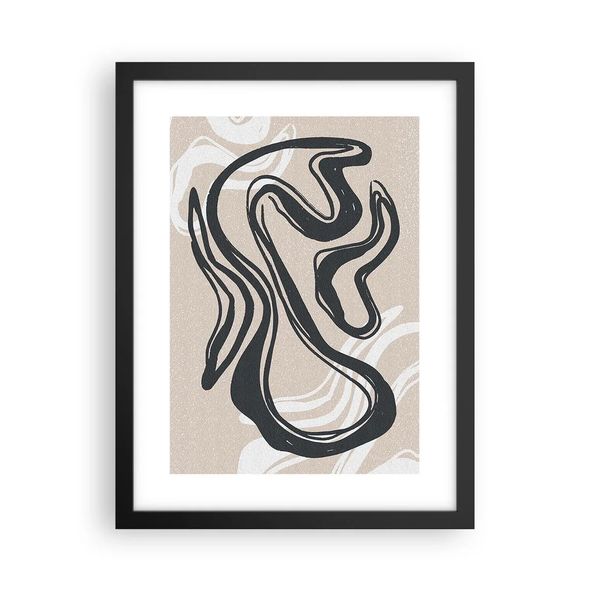 Plakát v černém rámu - Znásobená exprese - 30x40 cm