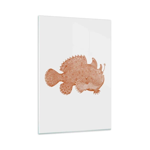 Obraz na skle - A nakonec ryba - 80x120 cm