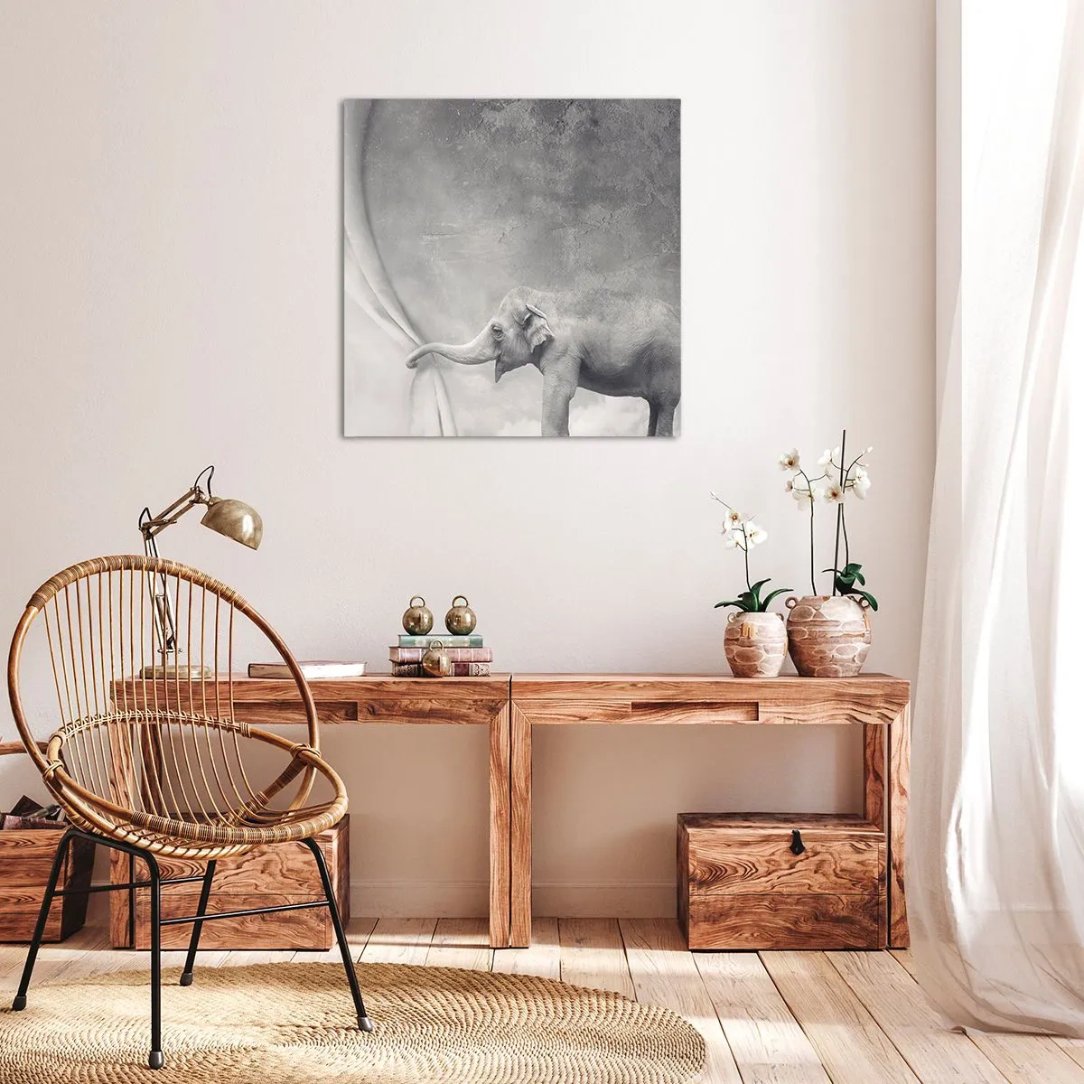 Obraz na plátně - Odhalit tajemství - 70x70 cm