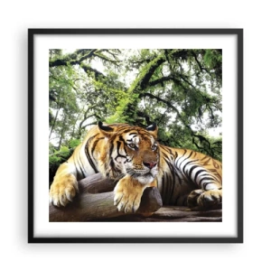 Plakát v černém rámu - S úctou - 50x50 cm