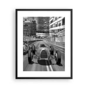 Plakát v černém rámu - Kdysi dávno v Monte Carlu - 40x50 cm