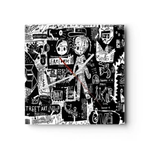 Nástěnné hodiny - Práva a radosti duševního mládí - 30x30 cm