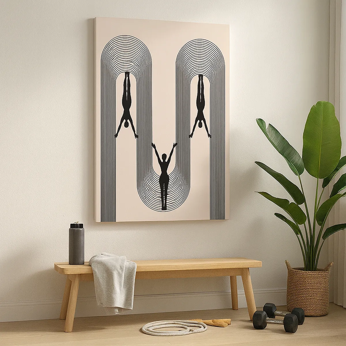 Obraz na plátně - Vzhůru nohama - 50x70 cm