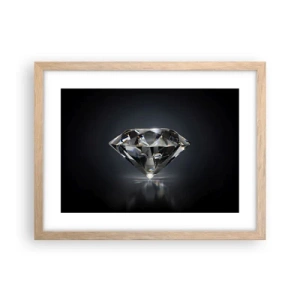 Plakát v rámu světlý dub - Best girls friend - 40x30 cm