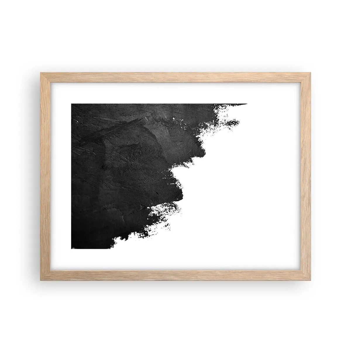 Plakát v rámu světlý dub - Živly: země - 40x30 cm
