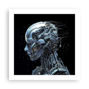 Plakát - Technologie je žena - 50x50 cm