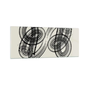 Obraz na skle - Vyšlo to spontánně - 100x40 cm