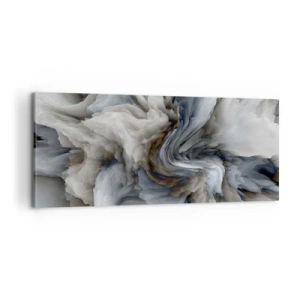 Obraz na plátně - Kámen a květ - 100x40 cm