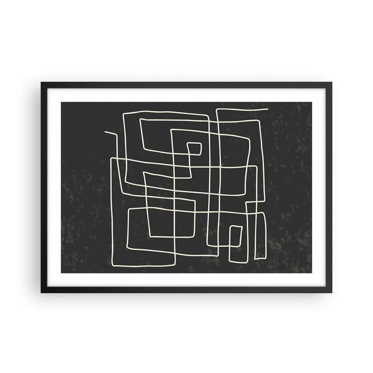 Plakát v černém rámu - Není to tak jednoduché - 70x50 cm