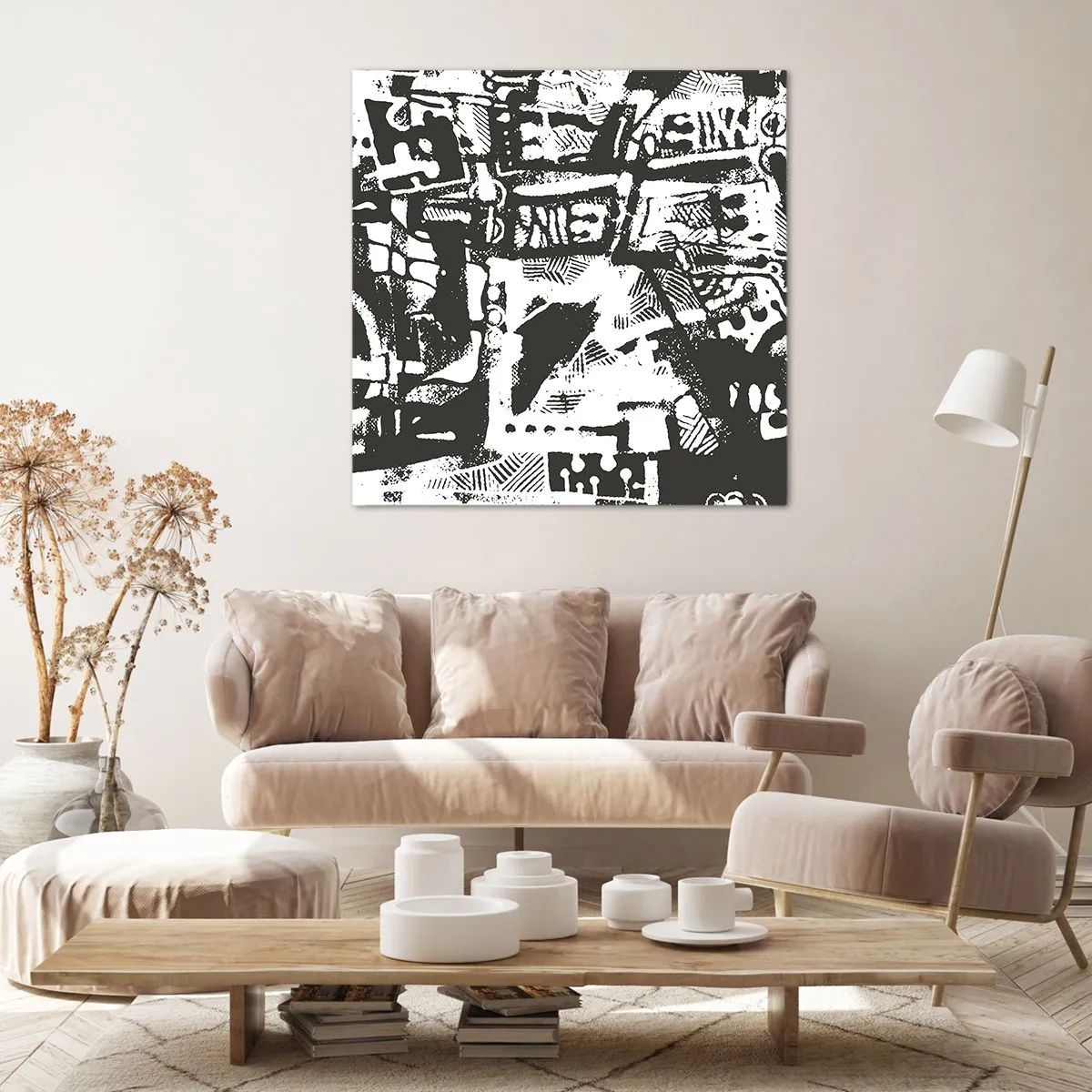 Obraz na plátně - Pořádek nebo chaos? - 40x40 cm