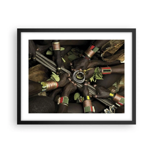 Plakát v černém rámu - Jsme spolu - 50x40 cm