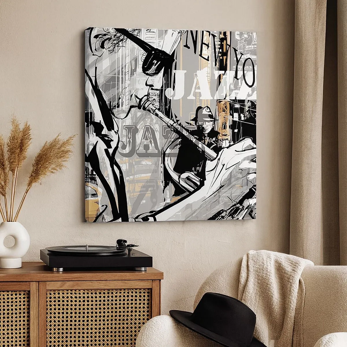 Obraz na plátně - V rytmu New Yorku - 30x30 cm