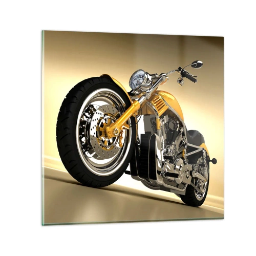 Obraz na skle - Sen o síle a rychlosti - 60x60 cm