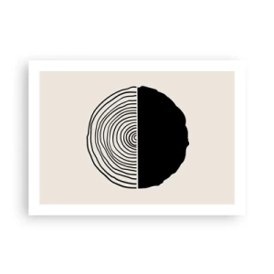 Plakát - Půl na půl - 70x50 cm