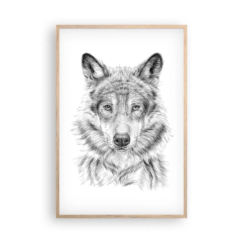 Plakát v rámu světlý dub - Rozený vůdce - 61x91 cm