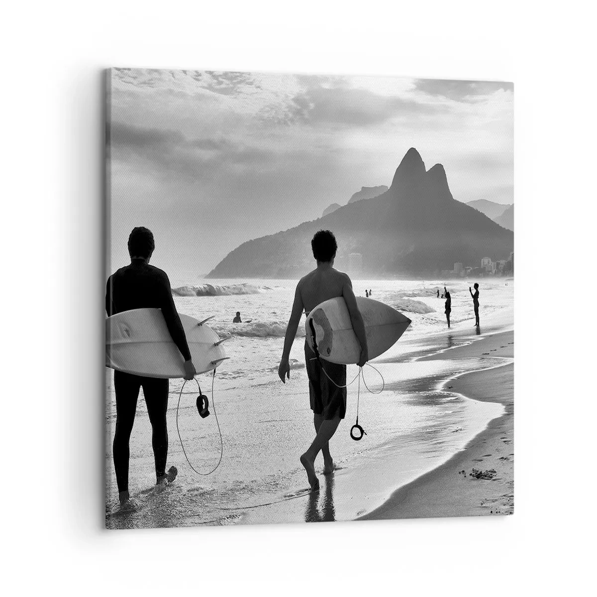 Obraz na plátně - Samba na jednu vlnu - 50x50 cm