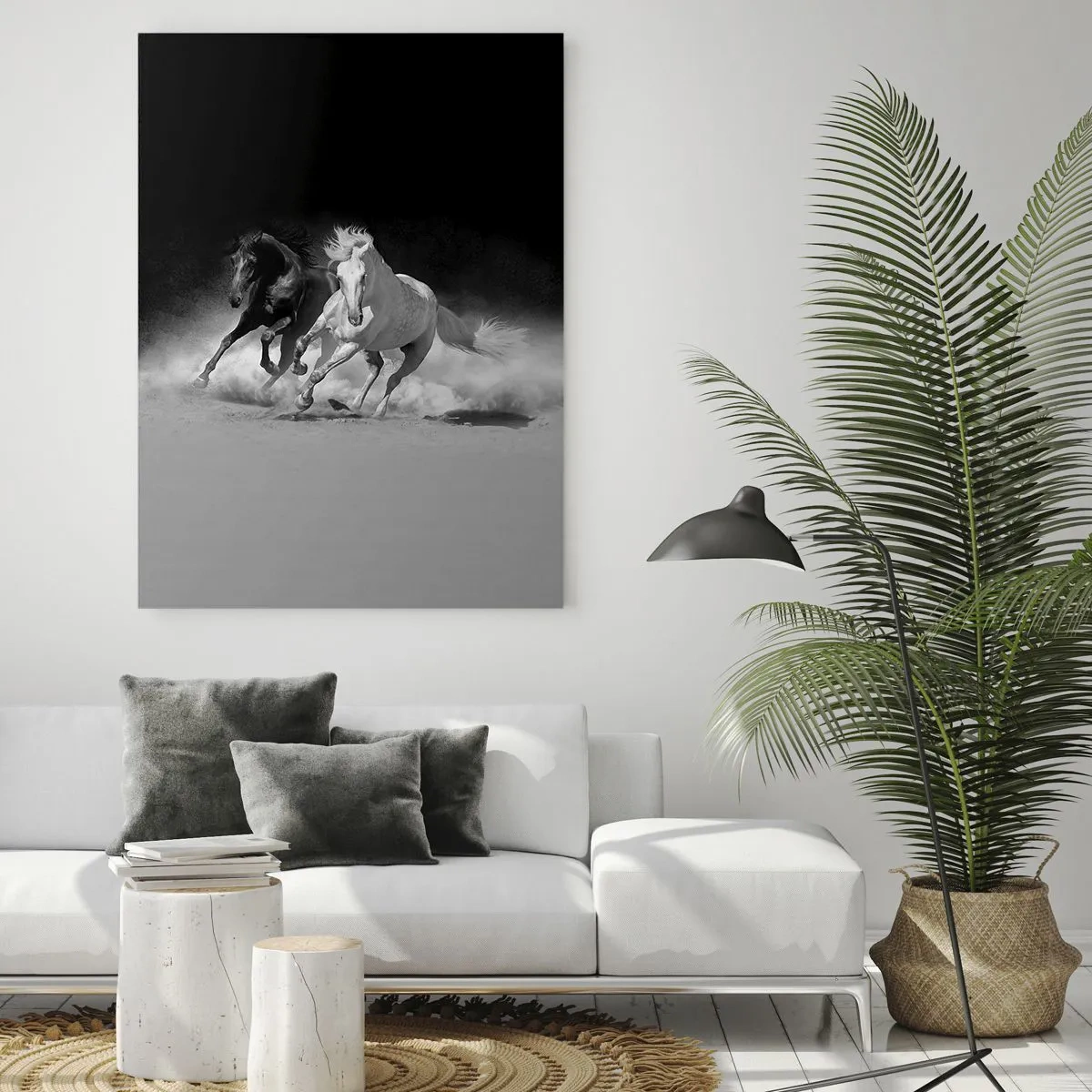 Obraz na skle - Cval svobody - 50x70 cm