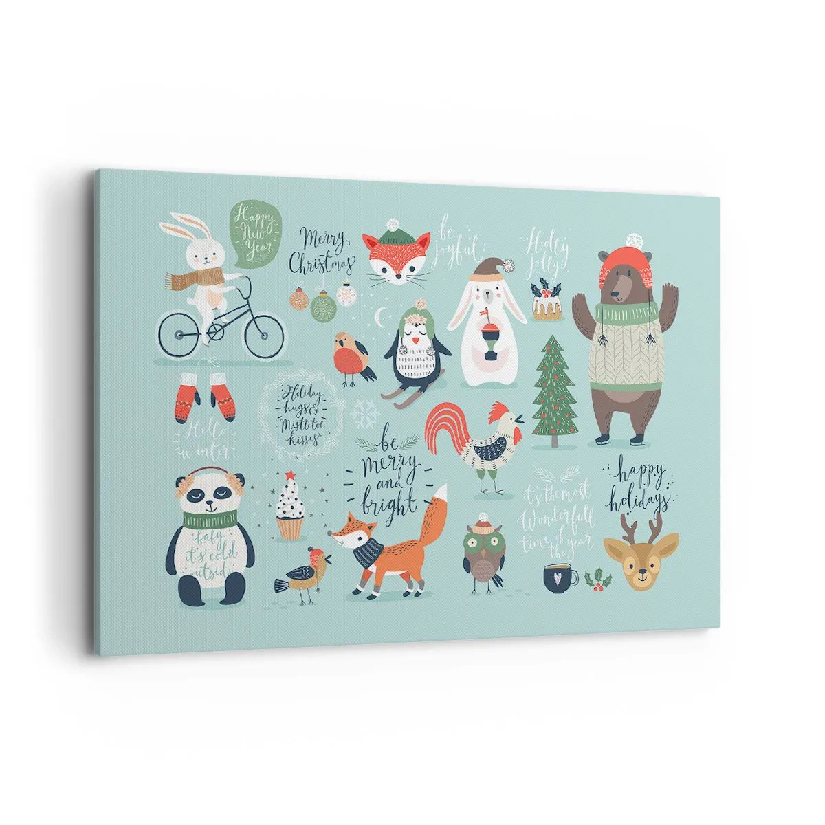 Obraz na plátně - Ať jsou vždy Vánoce! - 120x80 cm