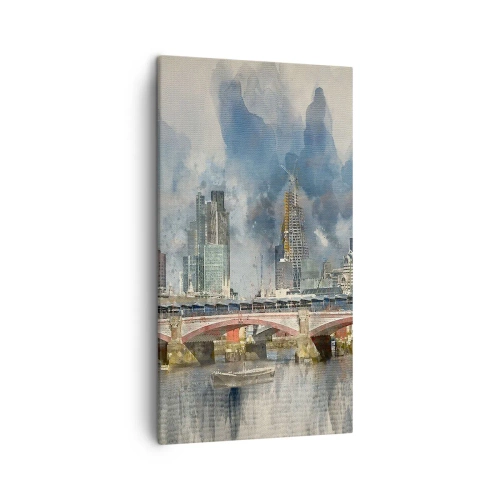 Obraz na plátně - Londýn v celé své kráse - 45x80 cm