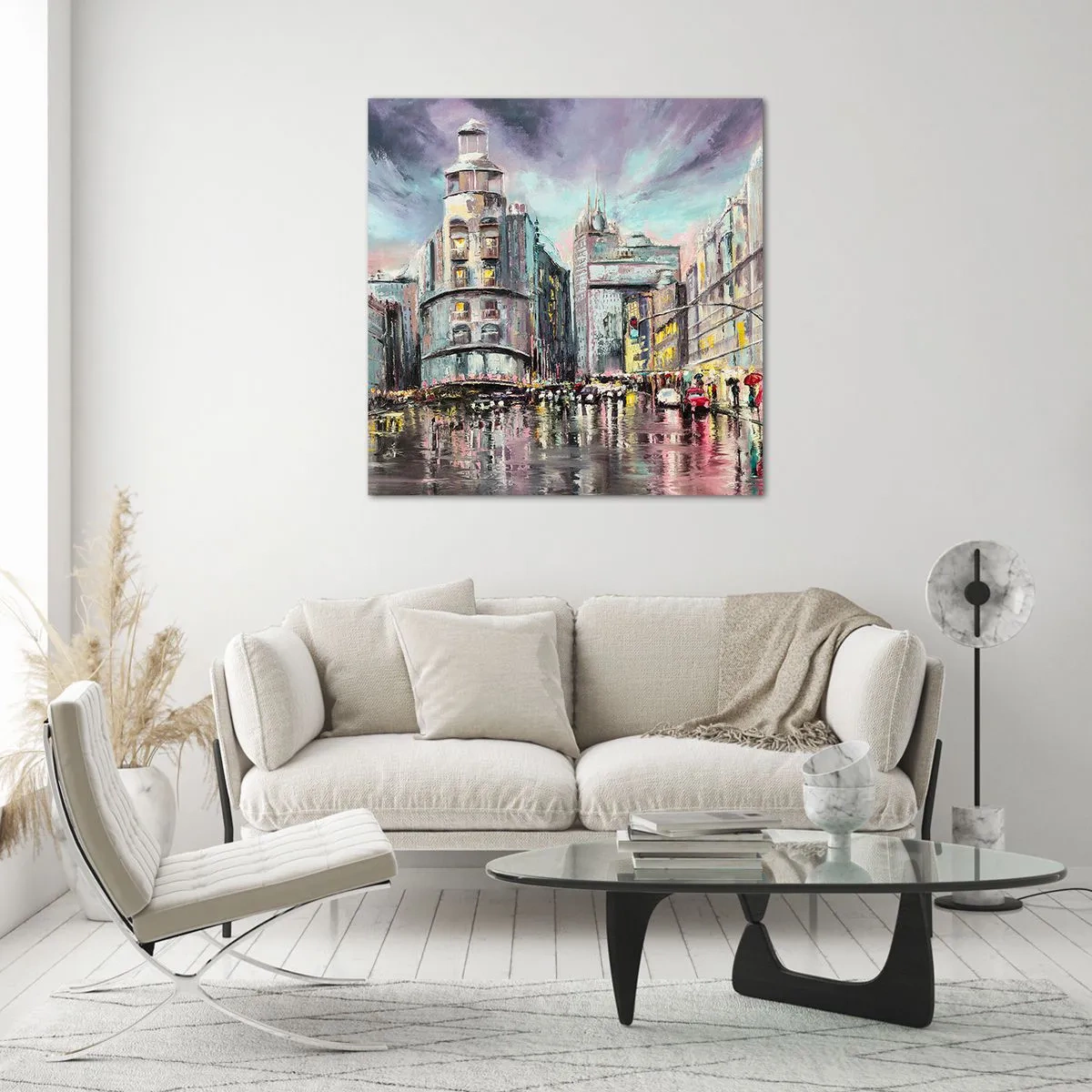 Obraz na skle - To bude vydařený večer - 60x60 cm