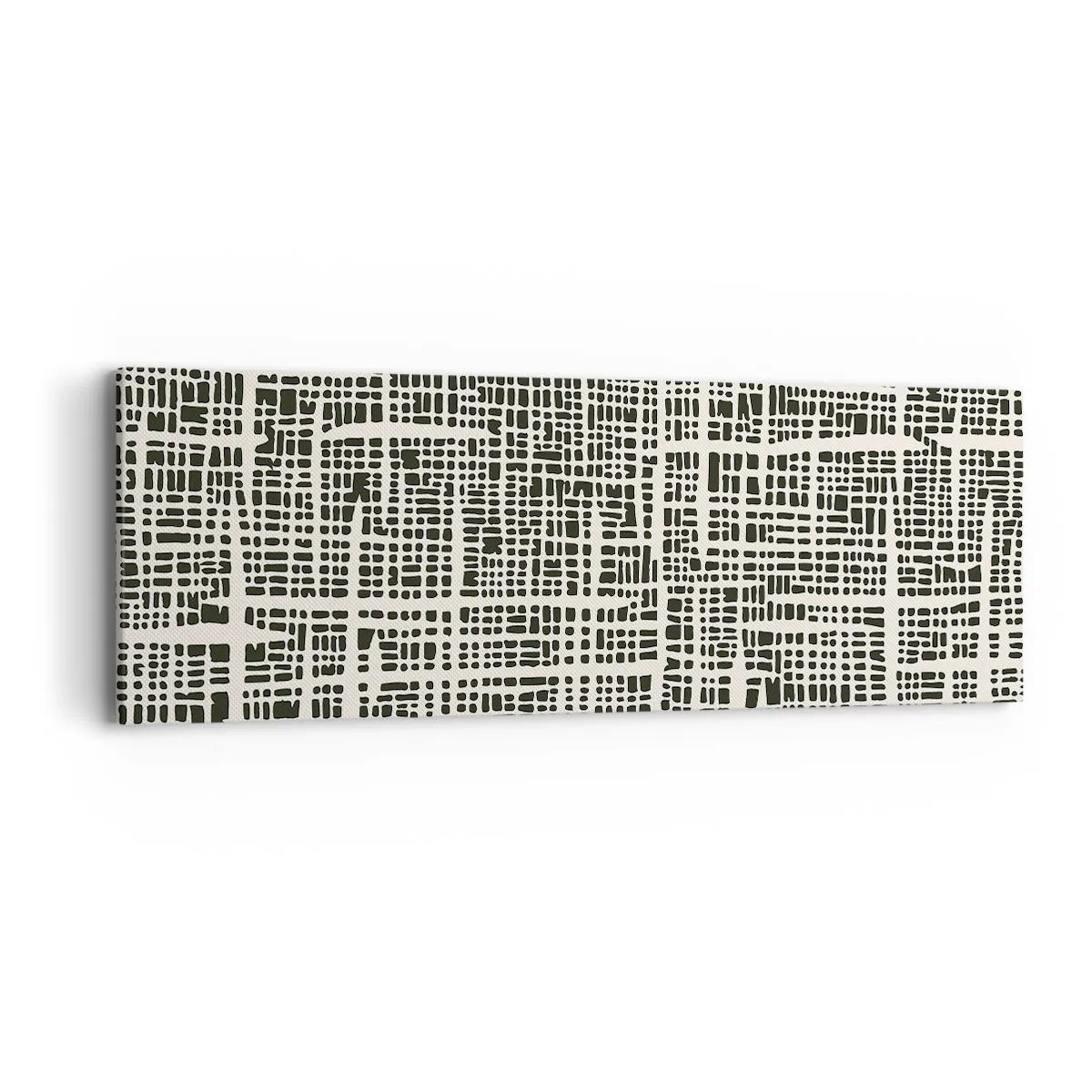 Obraz na plátně - Tkaná kompozice - 90x30 cm