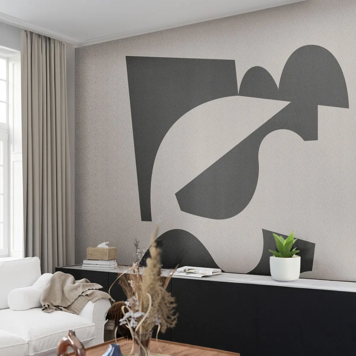 Fototapeta Standard Eco - K samostatnému ukládání - Abstrakce, Boho, Minimalismus - 250x175 cm
