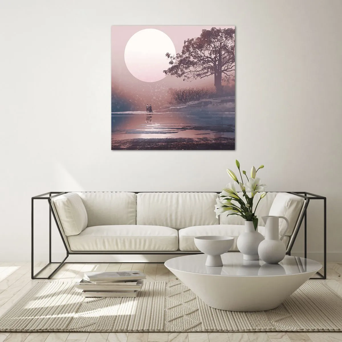 Obraz na skle - Noční zázraky - 40x40 cm