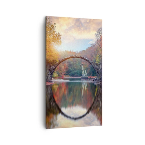 Obraz na plátně - Za zrcadlem - 45x80 cm