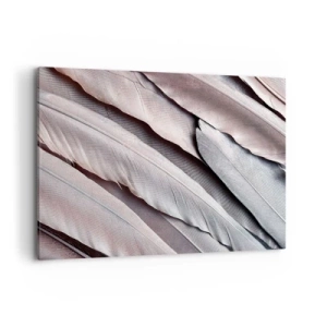 Obraz na plátně - V růžové a stříbrné - 100x70 cm
