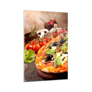 Obraz na skle - Z telurických složek - 70x100 cm