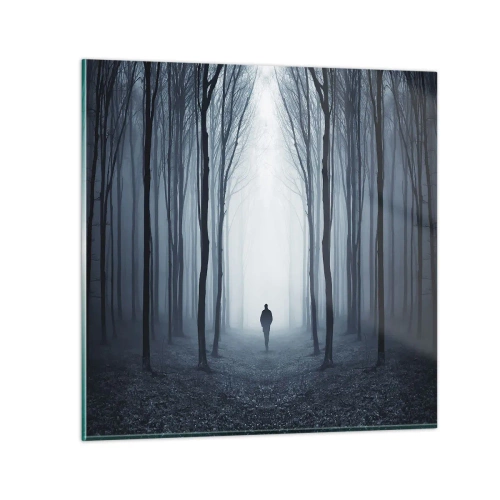 Obraz na skle - A všechno jednoduché a jasné - 30x30 cm