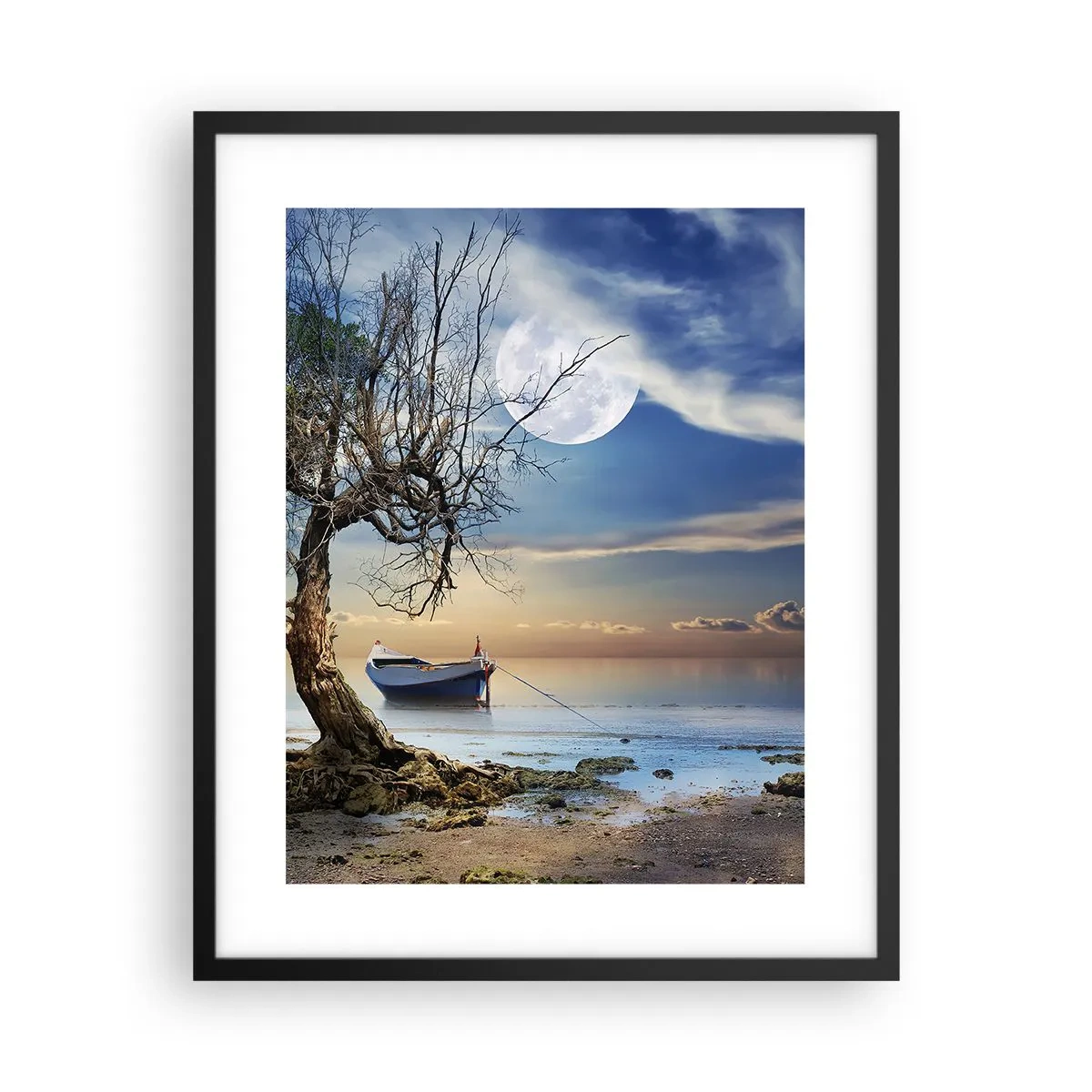 Plakát v černém rámu - Je to konec nebo začátek? - 40x50 cm