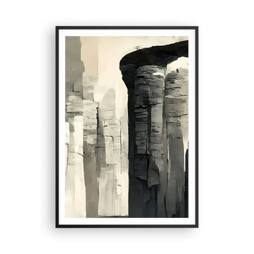 Plakát v černém rámu - Majestátnost starožitnosti - 70x100 cm