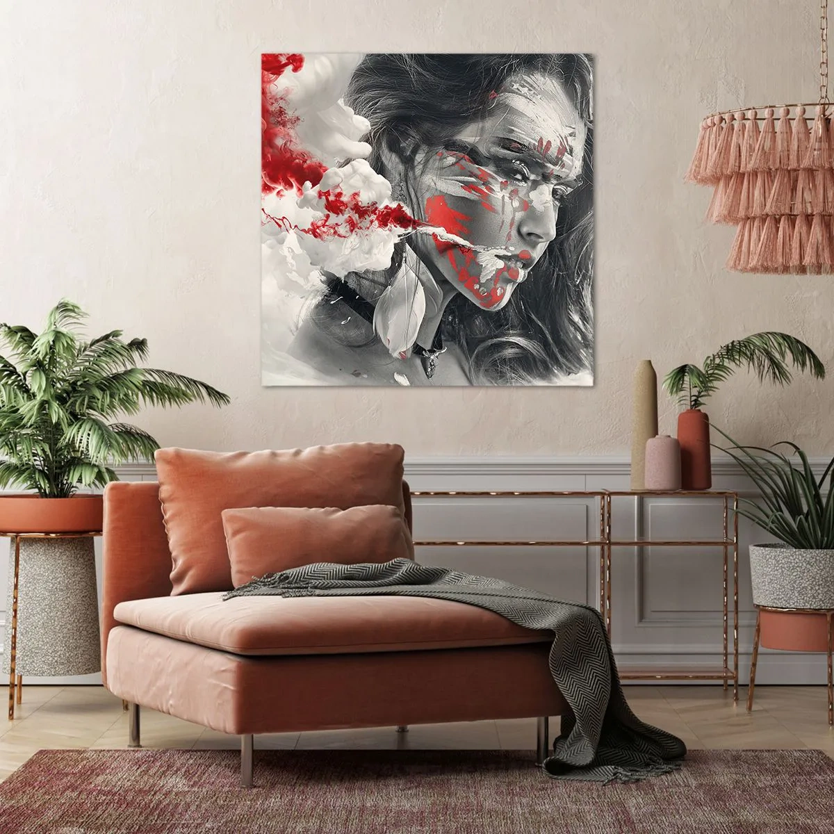 Obraz na plátně - Ve spárech absurdity - 40x40 cm