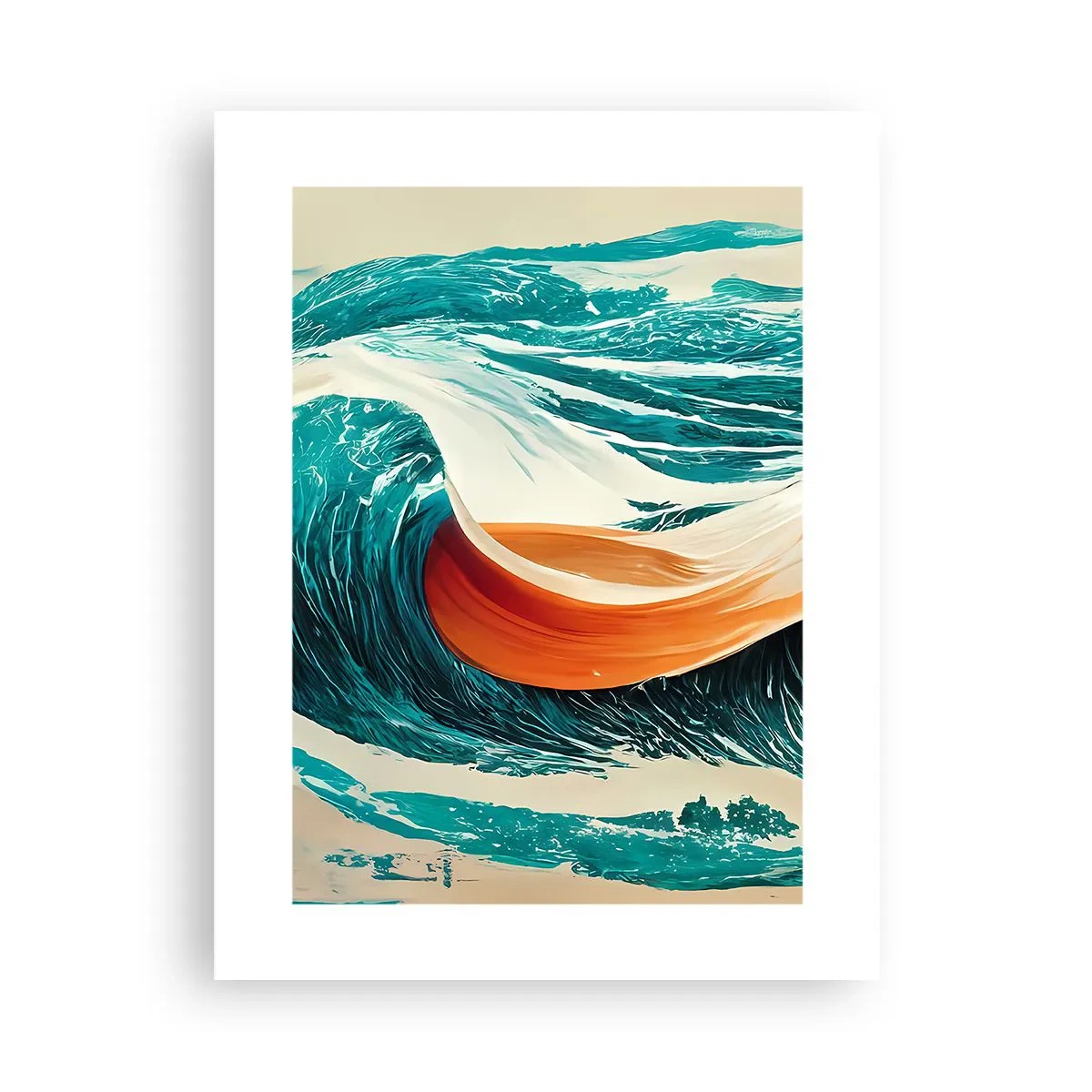 Plakát - Surfařův sen - 30x40 cm