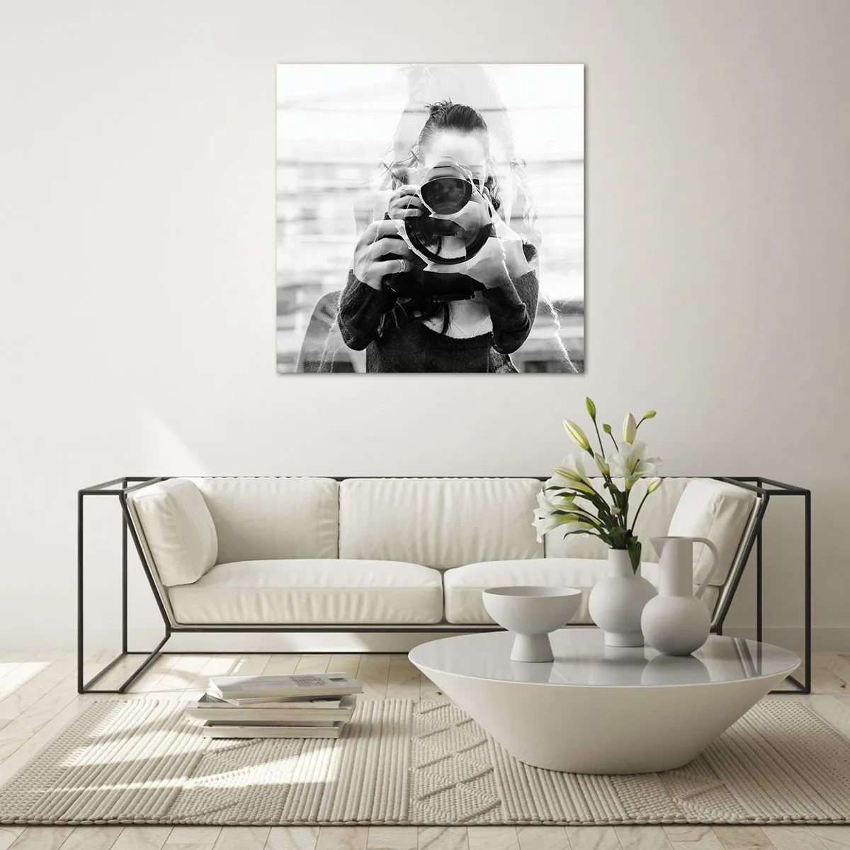 Obraz na skle - Tvůrce a materiál - 40x40 cm