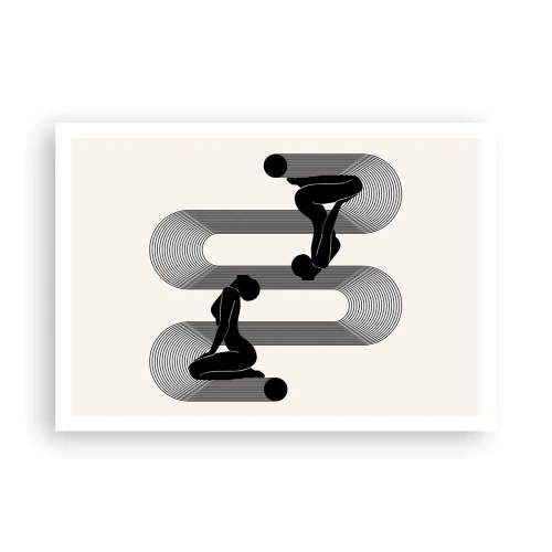 Plakát - Smyslná symetrie - 100x70 cm