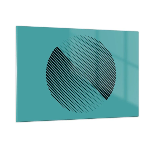 Obraz na skle - Kruh – geometrická variace - 120x80 cm