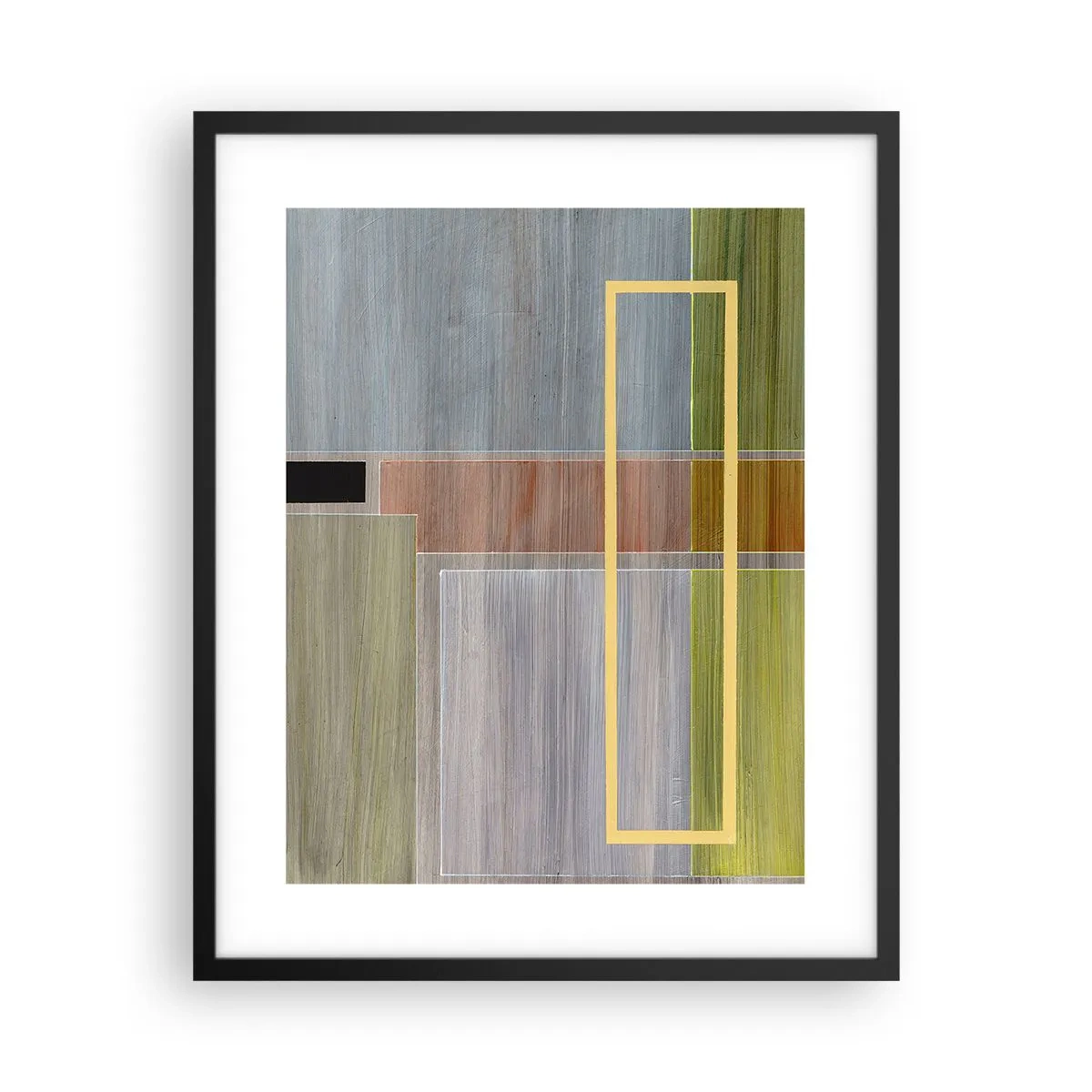 Plakát v černém rámu - Jednoduše a v klidu - 40x50 cm