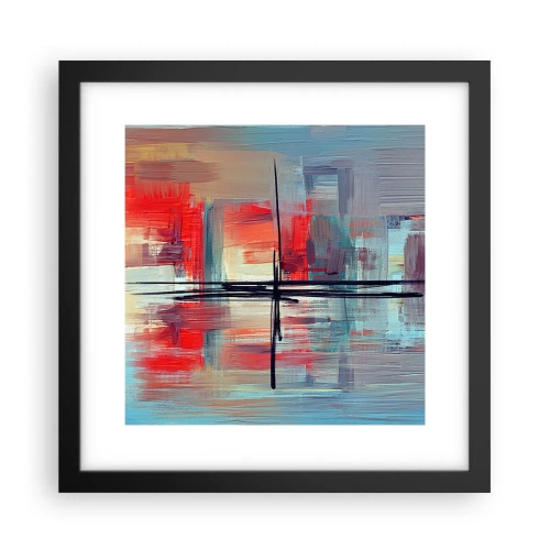 Plakát v černém rámu - Krajina v neznámé dimenzi - 30x30 cm